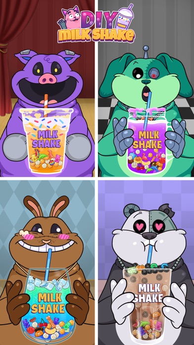 DIY Milk Shake - Boba Tea 스크린샷