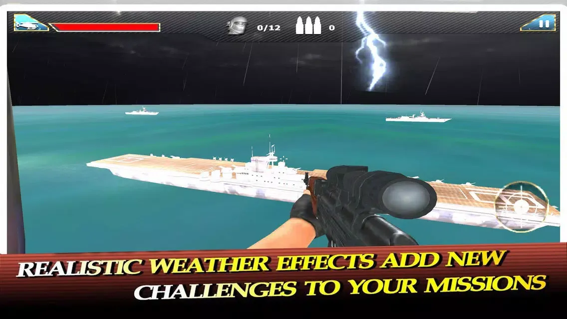 Navy Combat Mission- Sniper Shoot স্ক্রিনশট