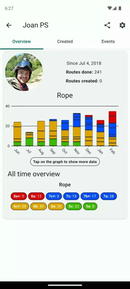 Ảnh chụp màn hình của Grimpar - Indoor Climbing