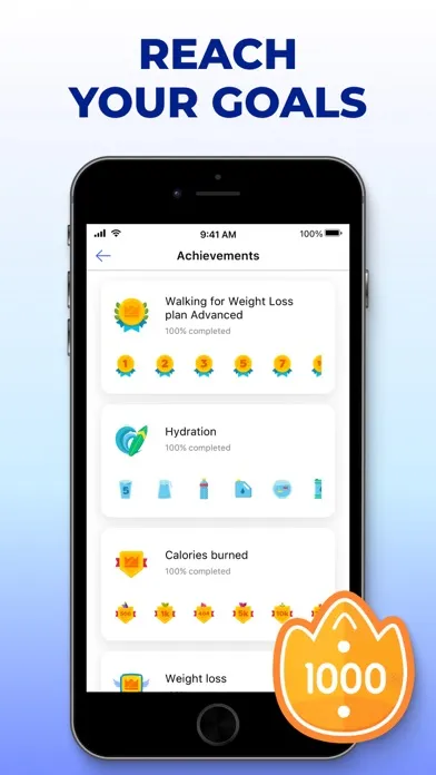 ภาพหน้าจอของ Weight Loss Walking by Slimkit