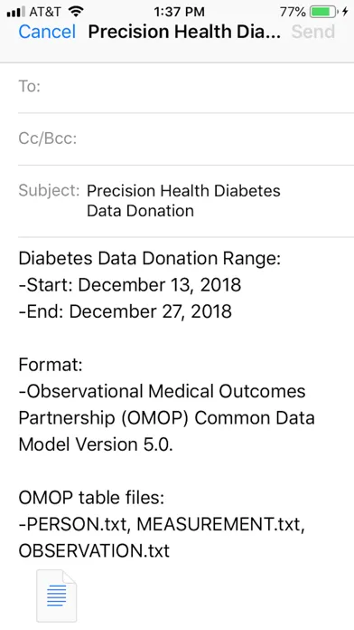 Скриншоты Precision Health Diabetes