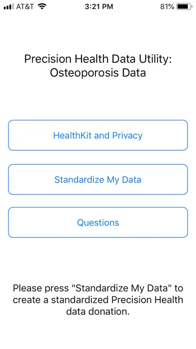 Precision Health Osteoporosis スクリーンショット