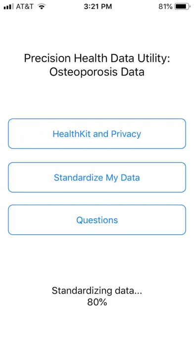 Precision Health Osteoporosis スクリーンショット