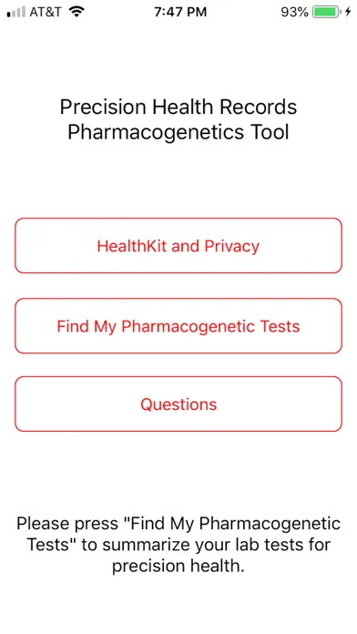 Precision Pharmacogenomics 스크린샷