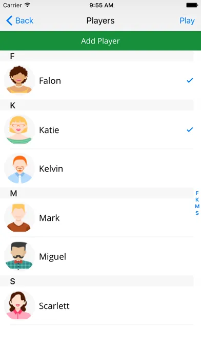 Captures d'écran de Ping Pong Scorer Pro