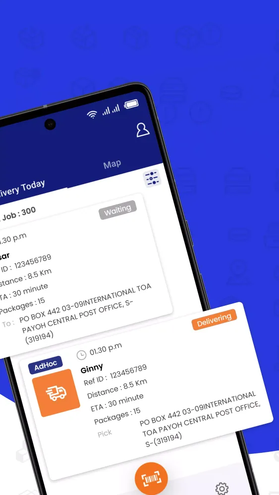 DAP App Screenshots