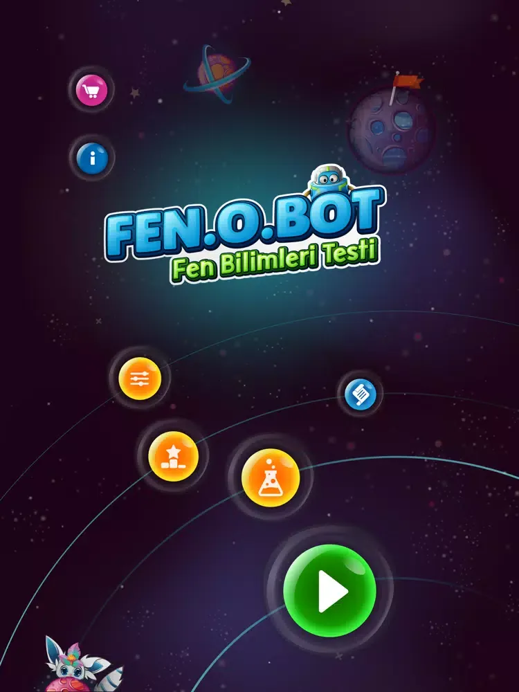 Zrzuty ekranu Fen.O.Bot Fen Bilimleri Testi iPad 