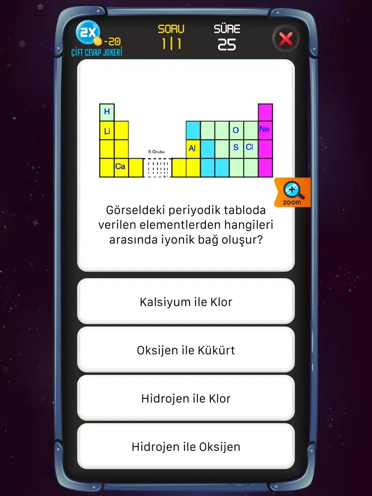 Zrzuty ekranu Fen.O.Bot Fen Bilimleri Testi iPad 
