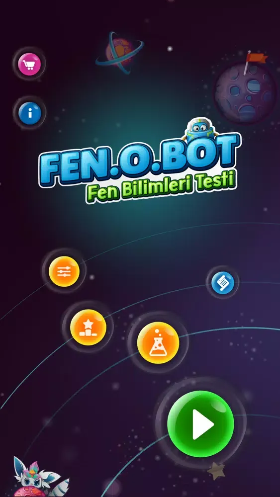 Zrzuty ekranu Fen.O.Bot Fen Bilimleri Testi
