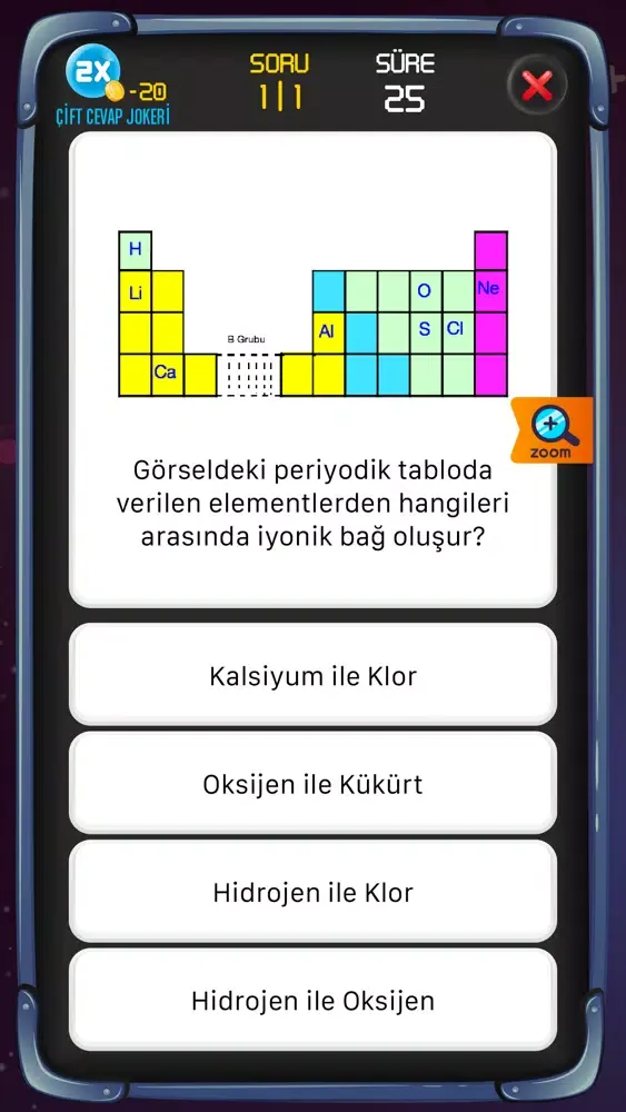 Zrzuty ekranu Fen.O.Bot Fen Bilimleri Testi