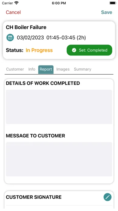 Capturas de pantalla de TORA Workforce Management