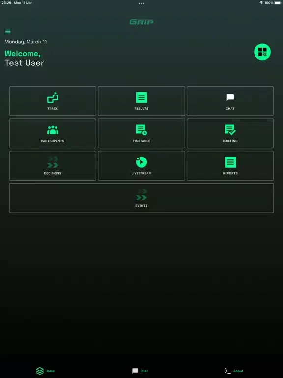 GRIP-RM iPad  스크린샷