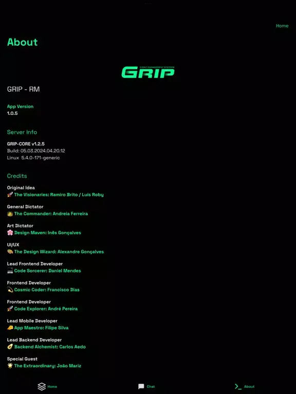 GRIP-RM iPad  스크린샷