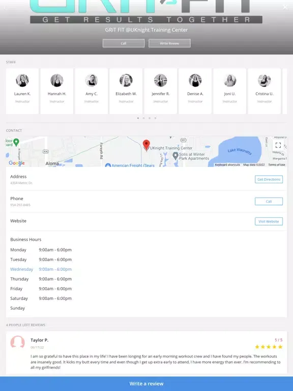 GRiT-FIT iPad  سکرین شاٹس