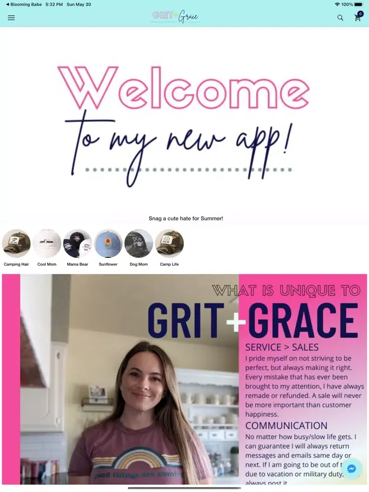 Grit and Grace Vinyl iPad 应用截图