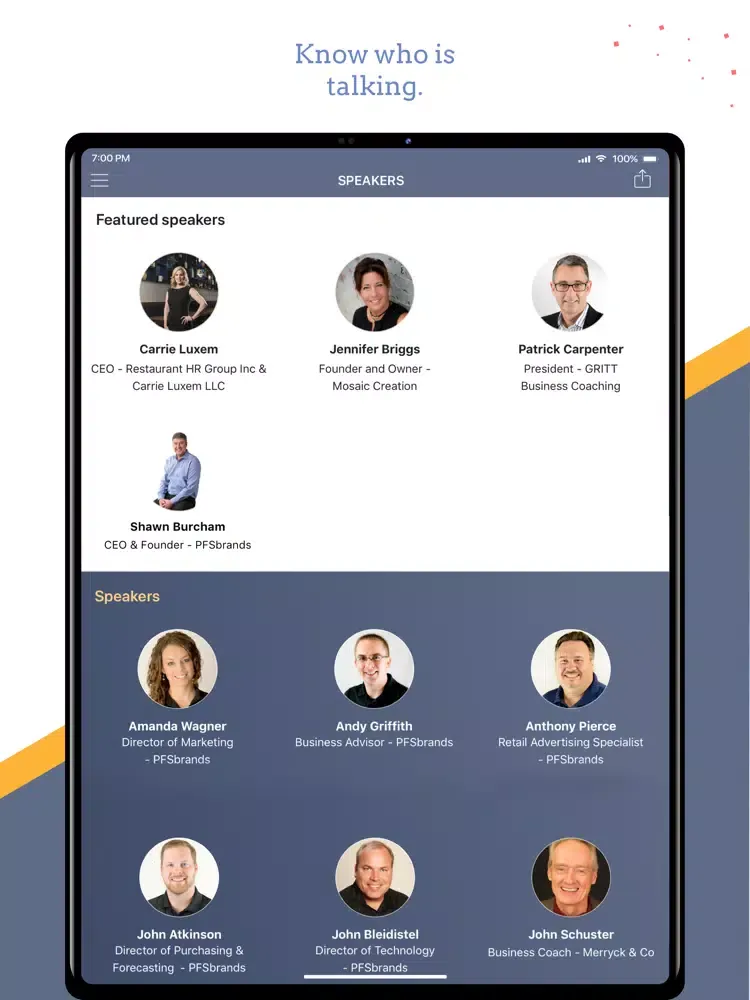Скриншоты GRITT Summit iPad 