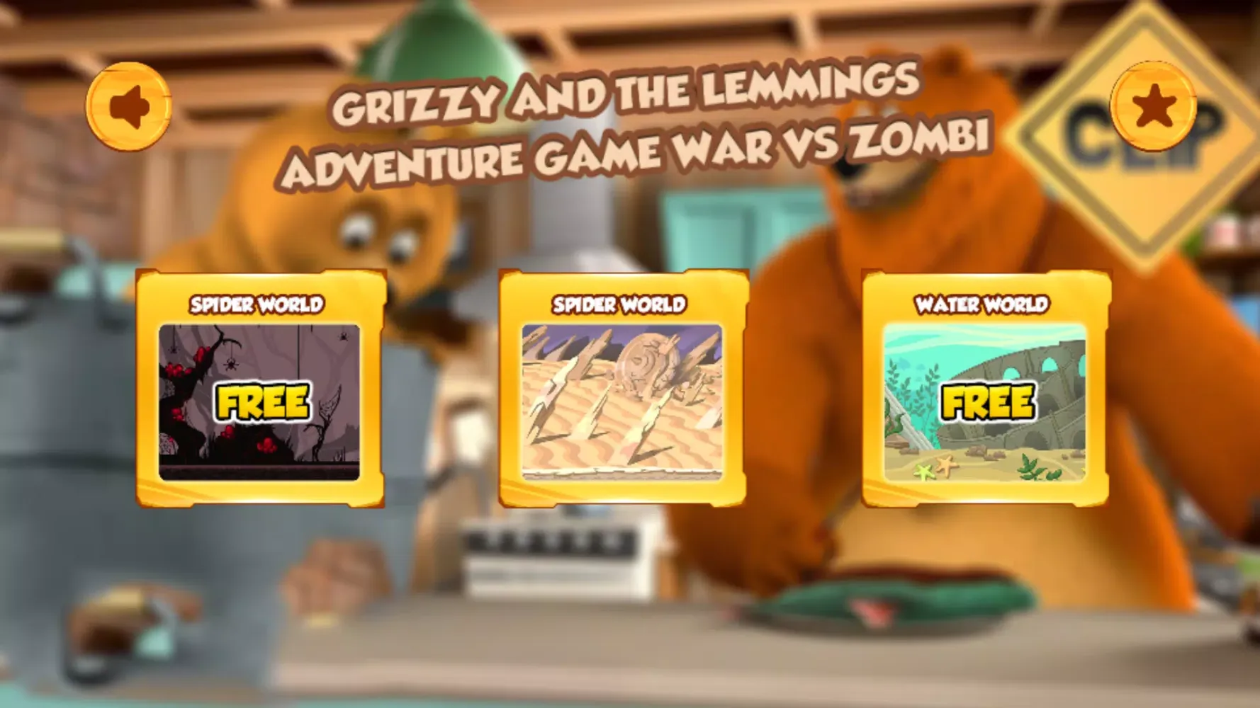 Captures d'écran de Grizzy and the lemminge game
