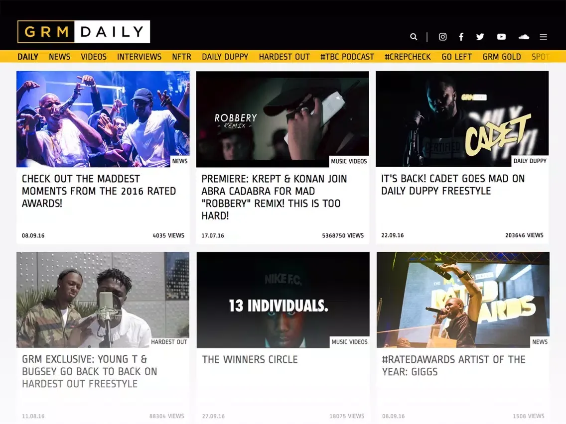 Capturas de pantalla de GRM Daily iPad 