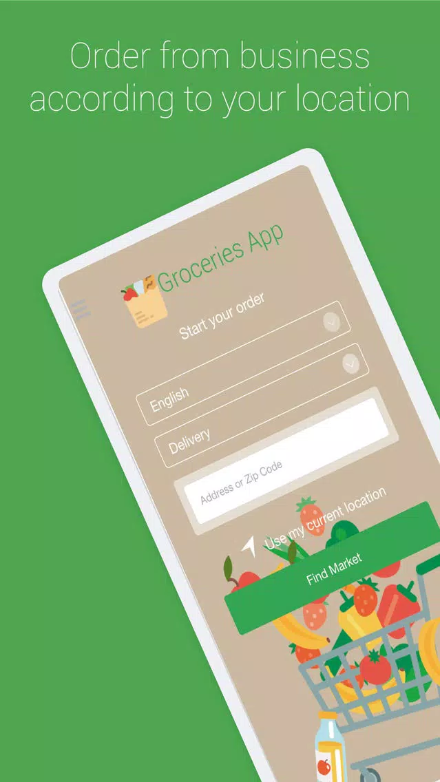 Groceries App Screenshots