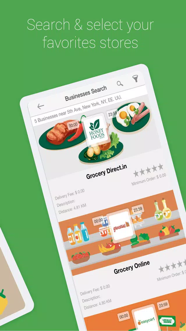 Groceries App Screenshots