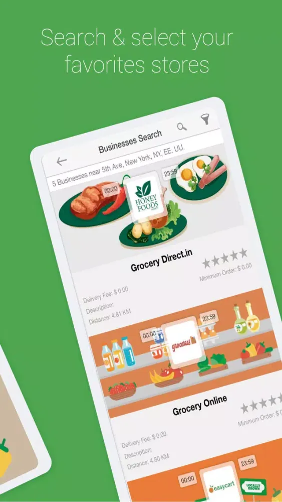 Groceries App سکرین شاٹس