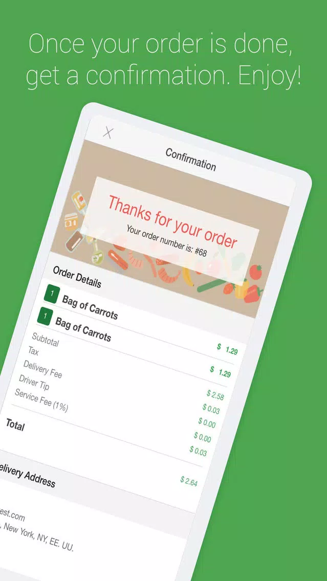 Groceries App Screenshots