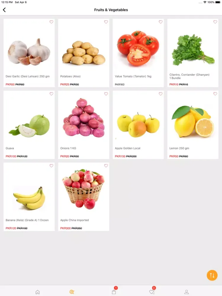 Скриншоты Grocerli Online Grocery Store iPad 