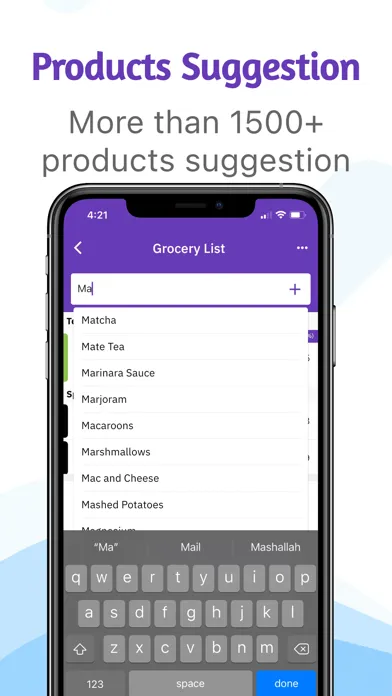 Ảnh chụp màn hình của Grolister: Shopping List Maker