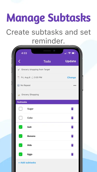 Ảnh chụp màn hình của Grolister: Shopping List Maker
