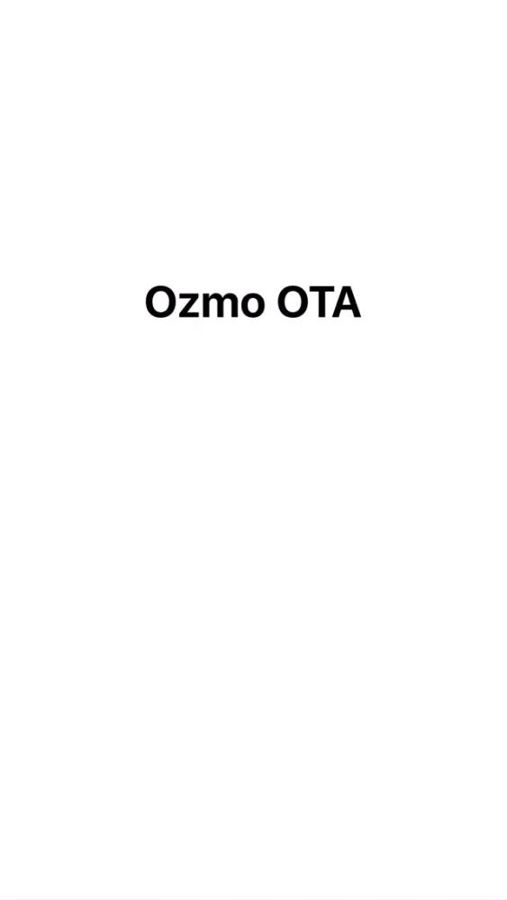 Скриншоты Ozmo OTA