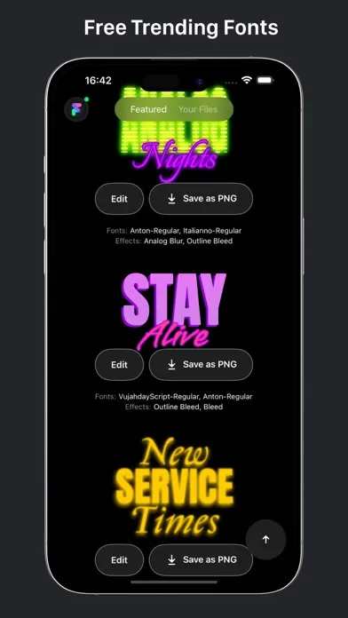 Screenshot di Font Magic: Reels, Logo, Story