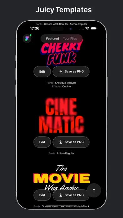 Screenshot di Font Magic: Reels, Logo, Story