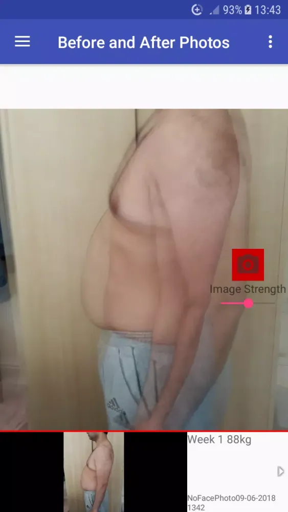 Before and After Photo Screenshots