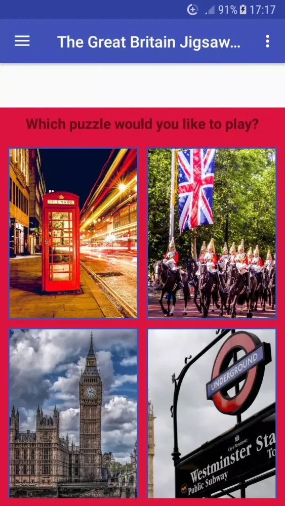 Great Britain Jigsaw Puzzle स्क्रीनशॉट