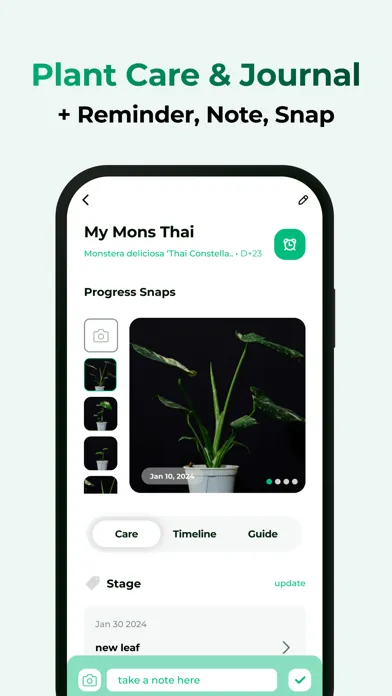 Plant Care Tracker, Help Water سکرین شاٹس