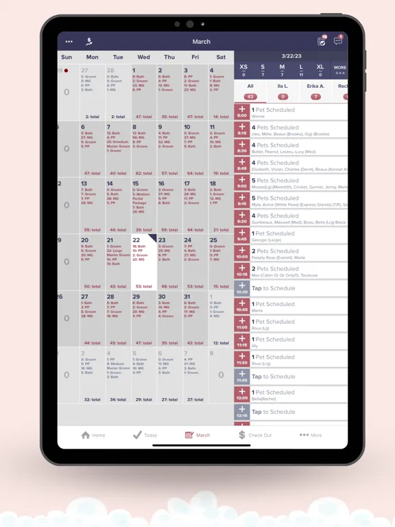 Groomer.io V3 iPad  سکرین شاٹس