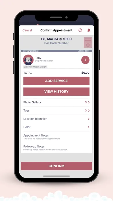 Groomer.io V3 سکرین شاٹس