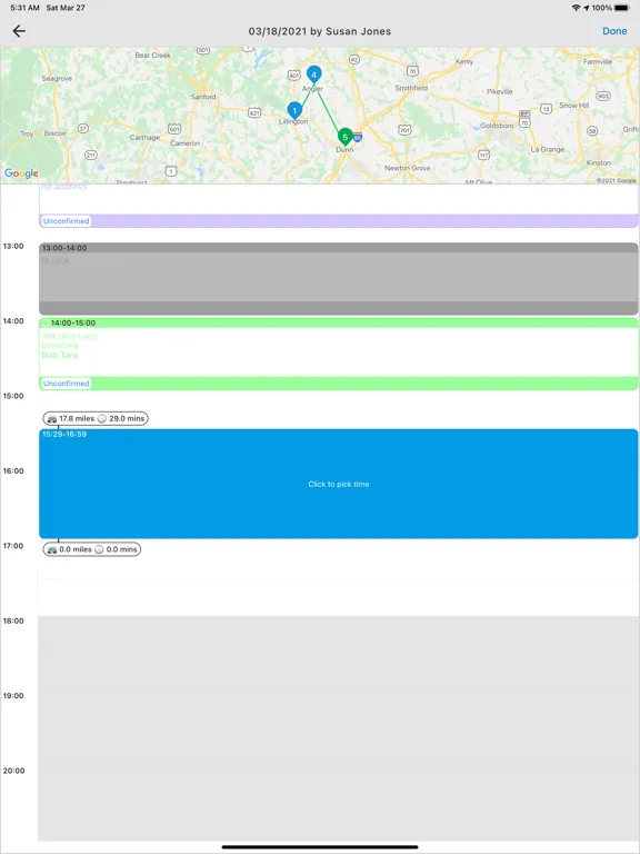 GrooMore Grooming Software iPad  스크린샷
