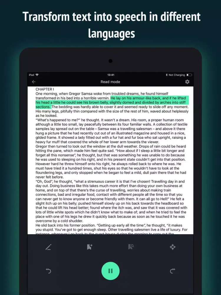 صور Text Aloud Reader: Dictation iPad