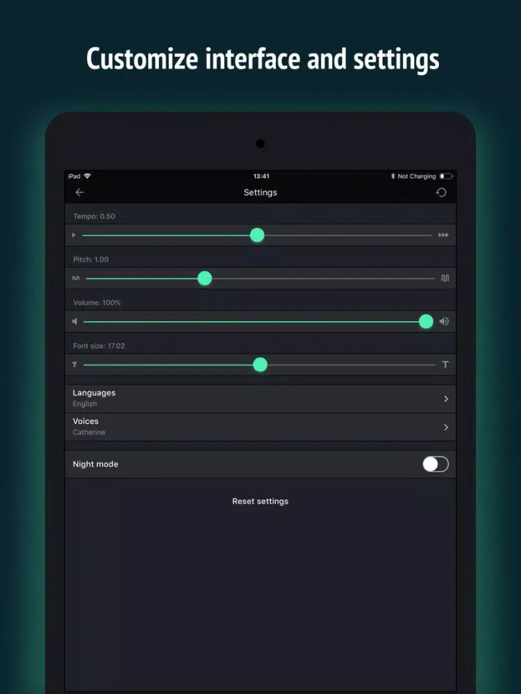 صور Text Aloud Reader: Dictation iPad