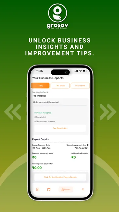 Captures d'écran de Grosav Store Partner App