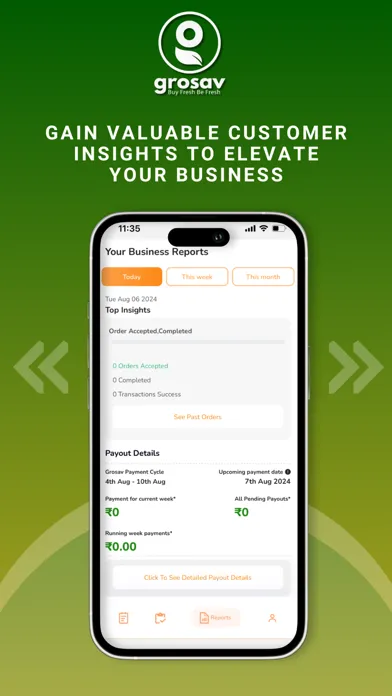 Captures d'écran de Grosav Store Partner App