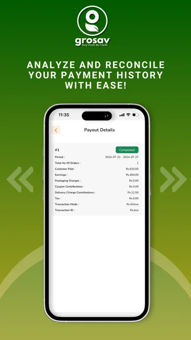 Captures d'écran de Grosav Store Partner App