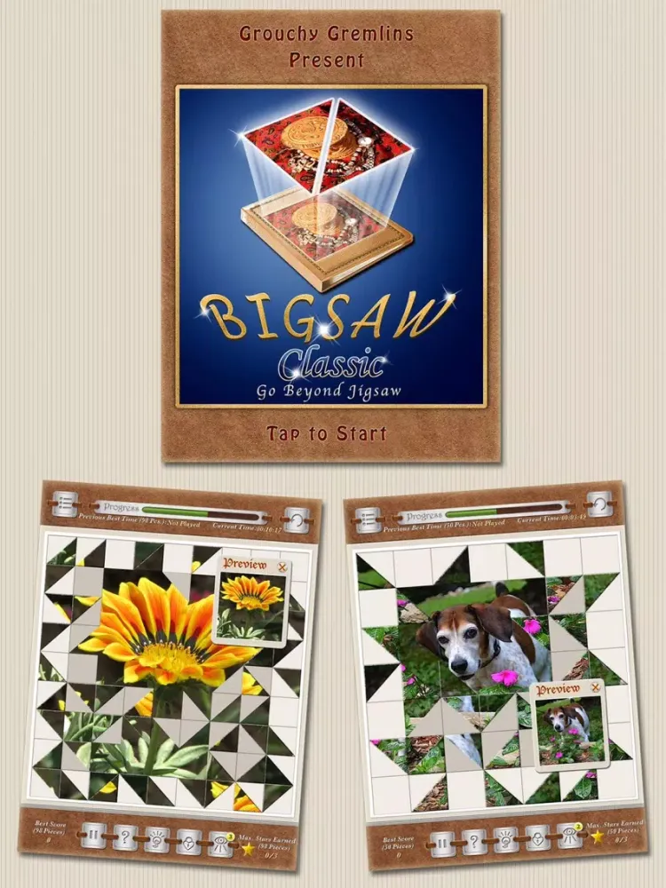 Captures d'écran de Bigsaw Classic - Go Beyond Jigsaw iPad 