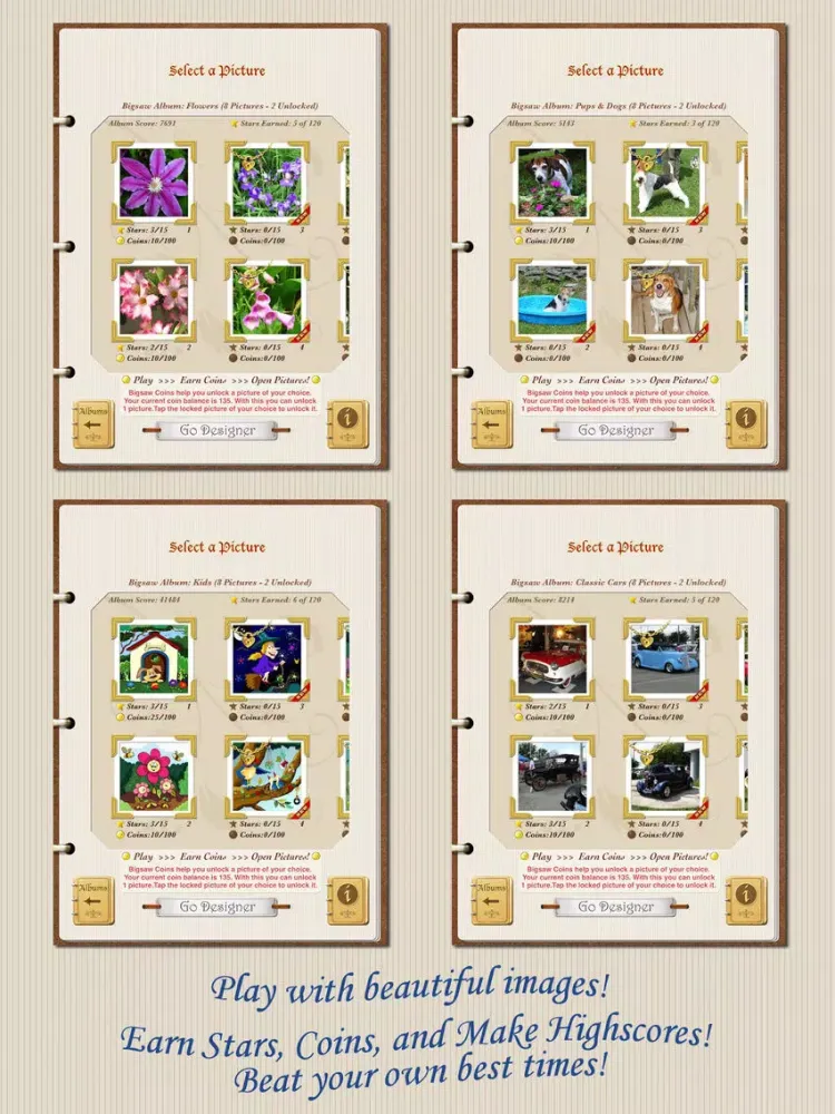 Captures d'écran de Bigsaw Classic - Go Beyond Jigsaw iPad 