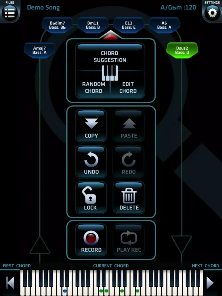 Pro Chords - Instant Inspiration - w. WiFi MIDI iPad  스크린샷