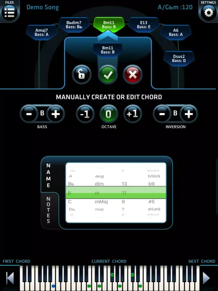 Pro Chords - Instant Inspiration - w. WiFi MIDI iPad  스크린샷