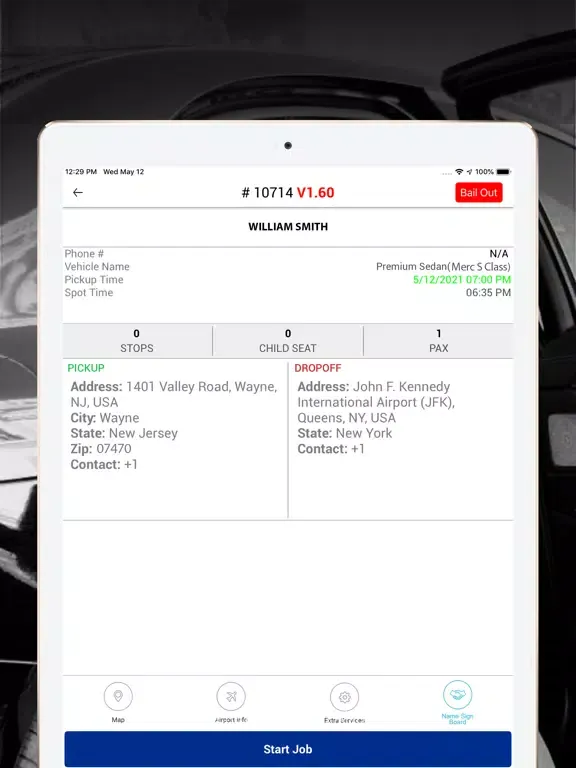 Groundlink Worldwide Driver iPad  स्क्रीनशॉट