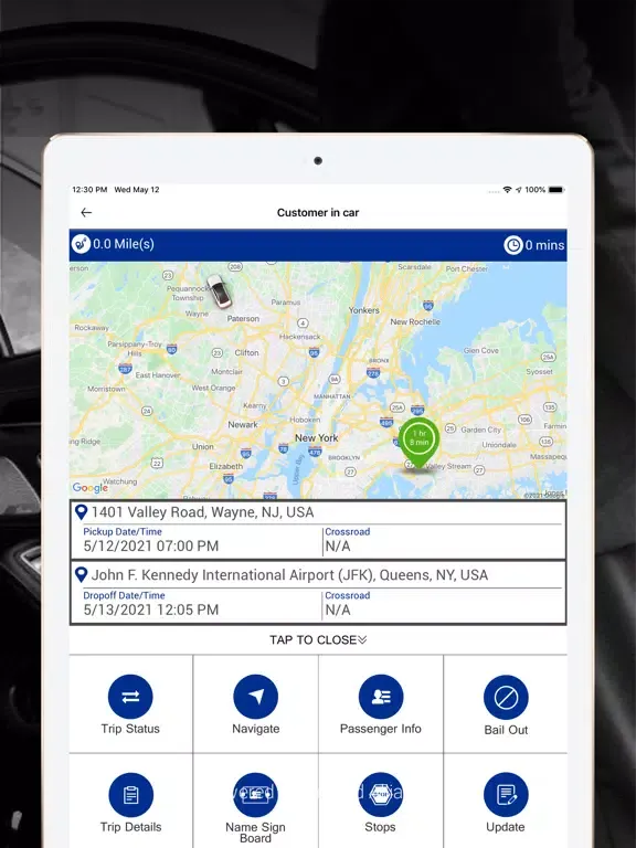 Groundlink Worldwide Driver iPad  स्क्रीनशॉट