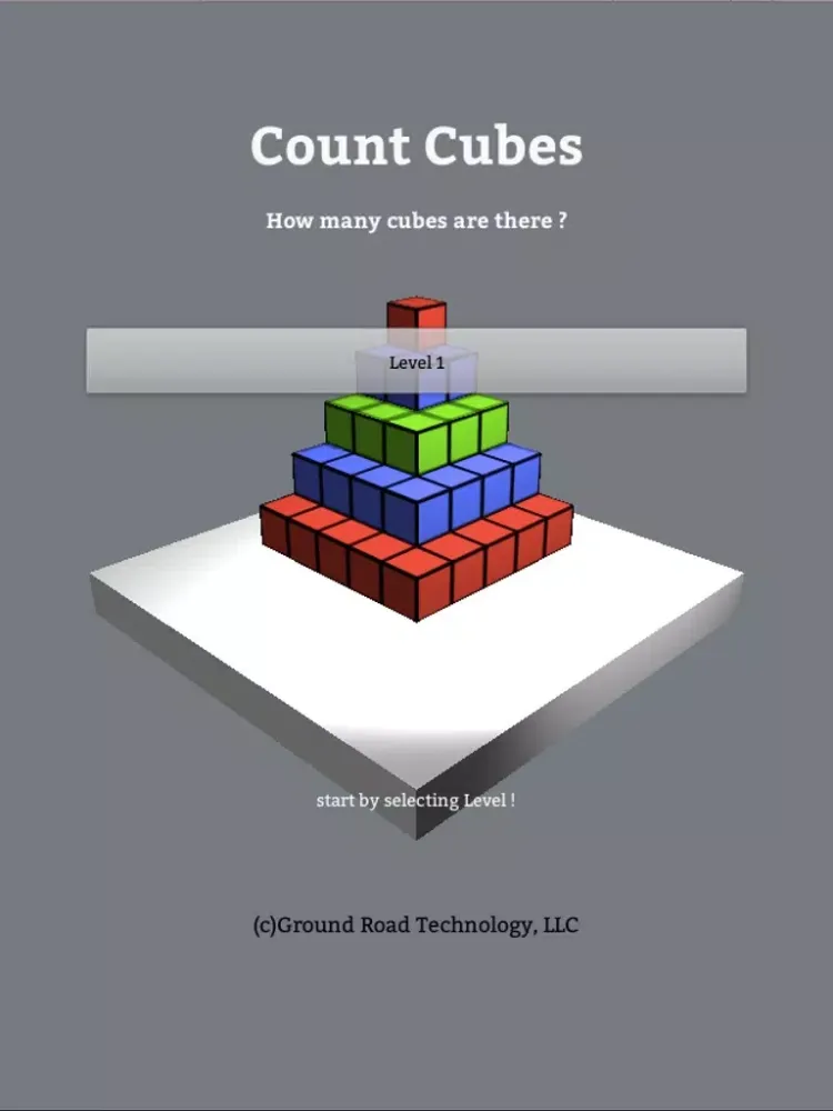 ภาพหน้าจอของ Count Cubes iPad 